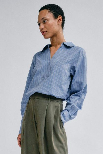 KatkaBBGinae blouse - Eventide Blue