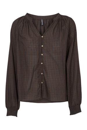 Portia Blouse 3014 | Brown | Prepair