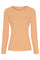 Josiane LS Tee | Arancio/Greggio | Bluse von Marta du Chateau