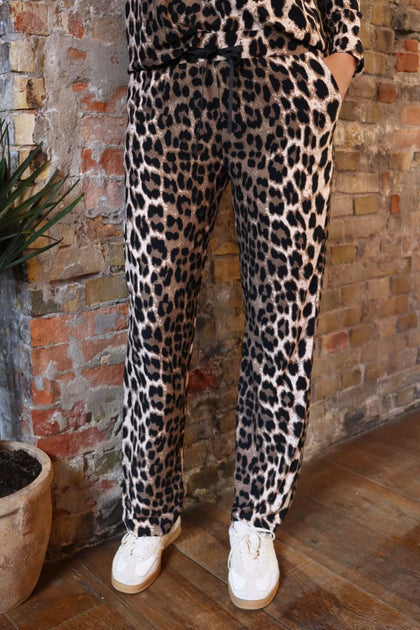 Liberte - Alma-Wide-Pants 9564 - Black Big Dot main image 1