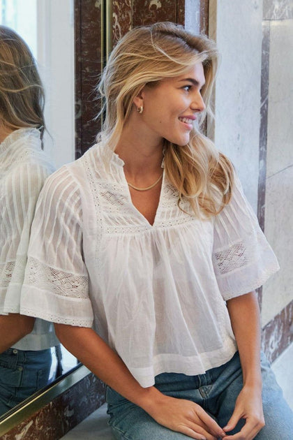 Siama S Voile Blouse White