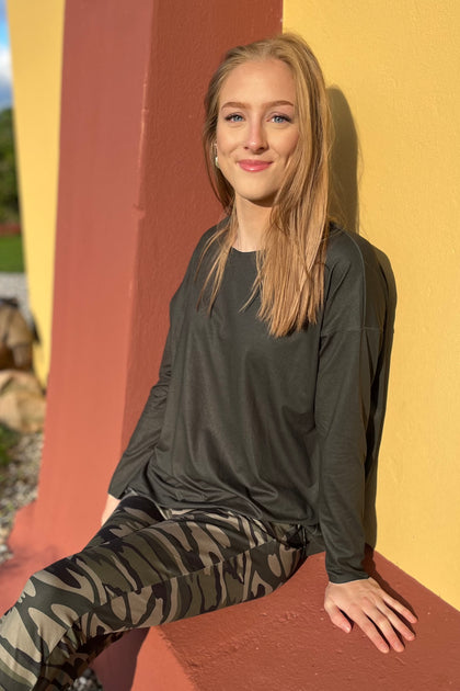Alma Ls Top Fleece Black Fleece Bluse Fra Liberte main image 1