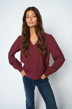 Kylie Miley Blouse | Port Royale | Bluse fra Mos Mosh