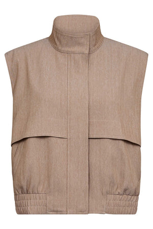Marlo Vest 40063 | Sand | Blazer fra Co'couture