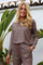 Alma Ls Top | Brown Stripe | Bluse fra Liberté