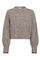 Coralie Crop Rib O-Knit 32140 | Walnuss | Strickmode von Co'couture