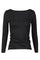 Alma Ls Turn Top | Black | Top fra Liberté