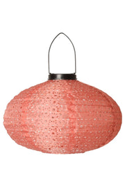Lanterne m/solar | pink | Lanternen (20 cm) fra Au Maison