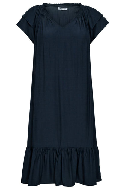 Dress With Collar X001cc Taupe Kjole Fra Lisen