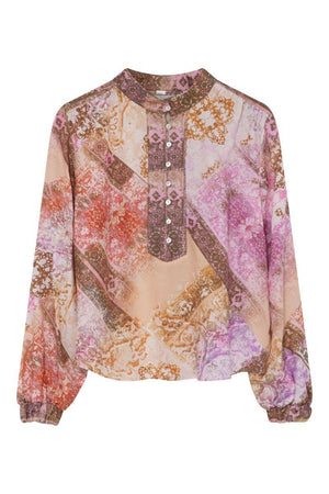 Sikka blouse | CoralPrint | Skjorte fra Gustav