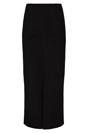 Henne Long Skirt | Black | Nederdel fra Liberté