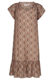 Sunrise Crop EgyptCC Dress | Walnut | Kjole fra Co´Cuture
