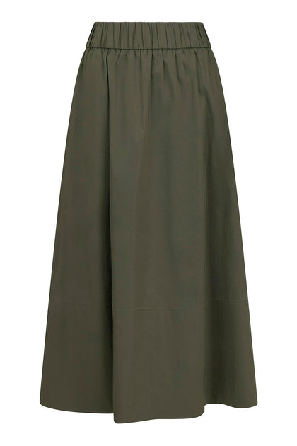 Neo Noir - Yara Long Poplin Skirt 163076 - 120 - White