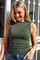 Ninna Tanktop | Army | Top fra Liberté