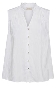Ally Blouse 204376 | Brilliant White | Bluse fra Freequent