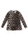 Alma Ls Frill Tshirt (Kinder) | Big Lux Leo Fossil | T-Shirt von Liberté Ami