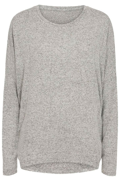 Lora Ls Blouse | Grå | Bluse Fra French Laundry