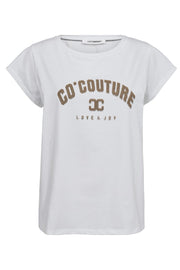 DustCC Print Tee 33085 | White | T-Shirt fra Co' Couture