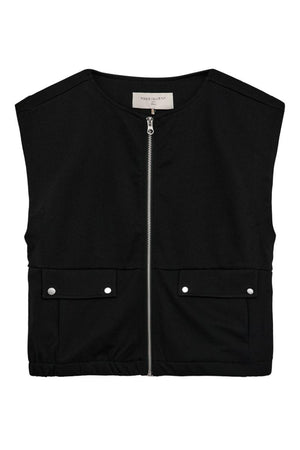 Nanni Waistcoat 207829 | Black | Vest fra Freequent