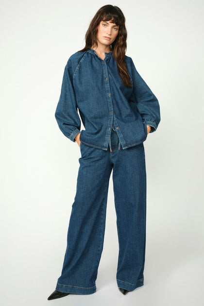 Vasco Relax Jeans Regular | Dark Blue | Jeans Fra Mos Mosh