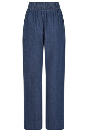 Yana Denim Long Pants | Dark Blue | Bukser fra Neo Noir