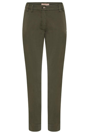 Carli 7/8 classic chino | Grape Leaf | Bukser fra Gustav