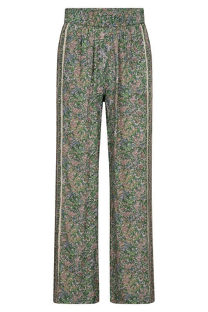 Bala Flowish Orchid Pant Regular | Turf Green | Bukser fra Mos Mosh