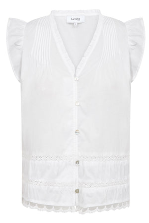 Rosy 2 | White | Bluse fra Levete Room