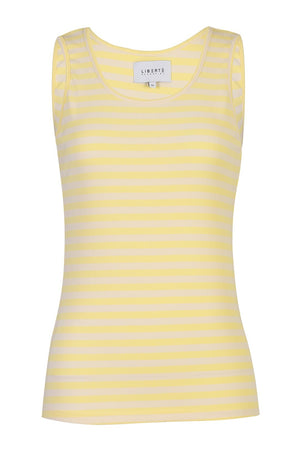 Natalia Tank Top | Yellow Creme Stripe