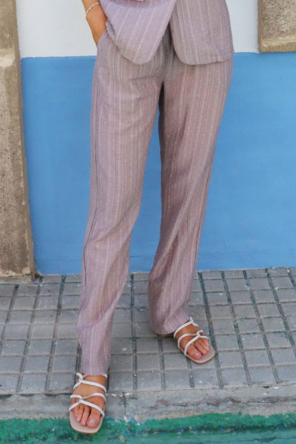 Simi Pants | Light Brown Simili | Bukser Fra Liberté