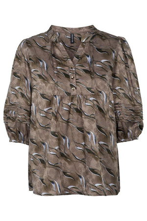 Camilla Blouse 2838 | Mole | Bluse fra Prepair
