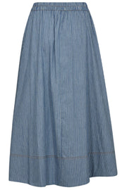 TramCC Stripe Skirt | Denim Blue | Nederdel fra Co´Couture