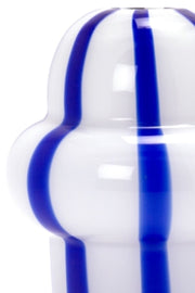 Vase Bolsje (25 cm) | hvid/kobolt | Vase fra Au Maison