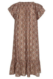 Sunrise Crop EgyptCC Dress | Walnut | Kjole fra Co´Cuture