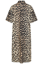 Leonora Shirt Dress | Leopard | Kjole fra La Rouge