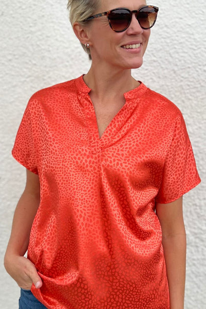 27505 Top Navy Top Fra Lisen