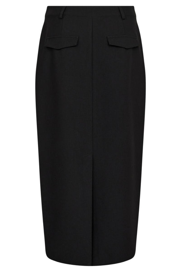 Vola Floor Pencil Skirt | Black | Nederdel fra Co'couture