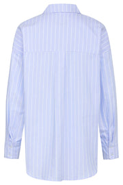 Nelly Shirt Striped | Blue stripe | Skjorte fra La Rouge