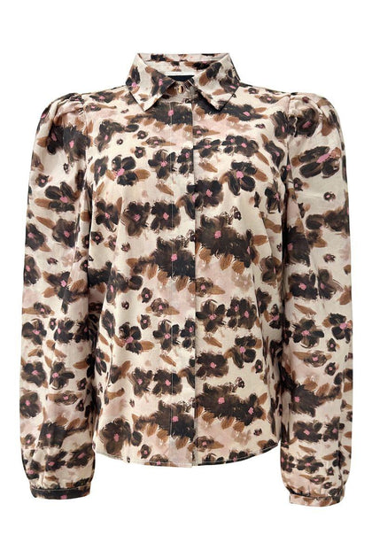 Liberte - Heather-Ls-Tie-Blouse 22165 - Pink  Stripe