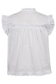PrimaCC Frill Tie Top | White | Top fra Co' Couture