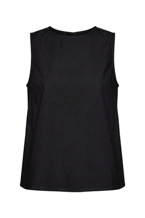 Rosalba Flared Top | Black