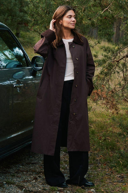 Neo Noir Jacke 160548 Anneli Cordmantel (Braun) – Lisen.dk
