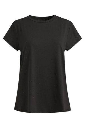 Alma U Tshirt | Black Black Simili (sorte sten) | Tshirt fra Liberté