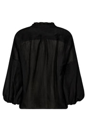 Kendra Frill Blouse 35340 | Black | Skjorte fra Co'couture