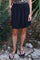 Alma Short Loose Skirt | Black | Nederdel fra Liberté