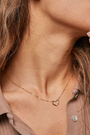 Organic Heart Necklace| Halskæde fra Enamel
