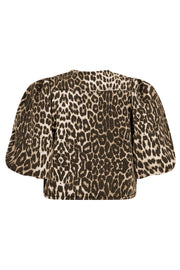 Leo Bow Blouse 35572 | Khaki | Skjorte fra Co'couture