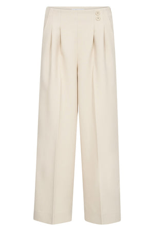 Acile Pleat Pant 41225 | Bone | Bukser fra Co'couture