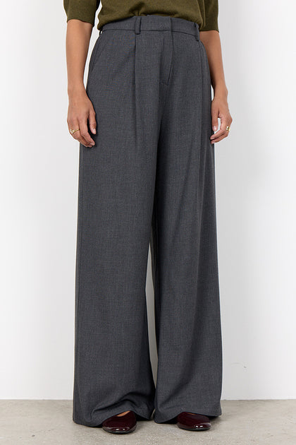 Willa Pants | Brun Melange | Bukser Fra French Laundry