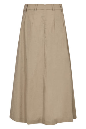 Leilacc Anya Pleat Skirt | Bisquit | Nederdel fra Co'Couture